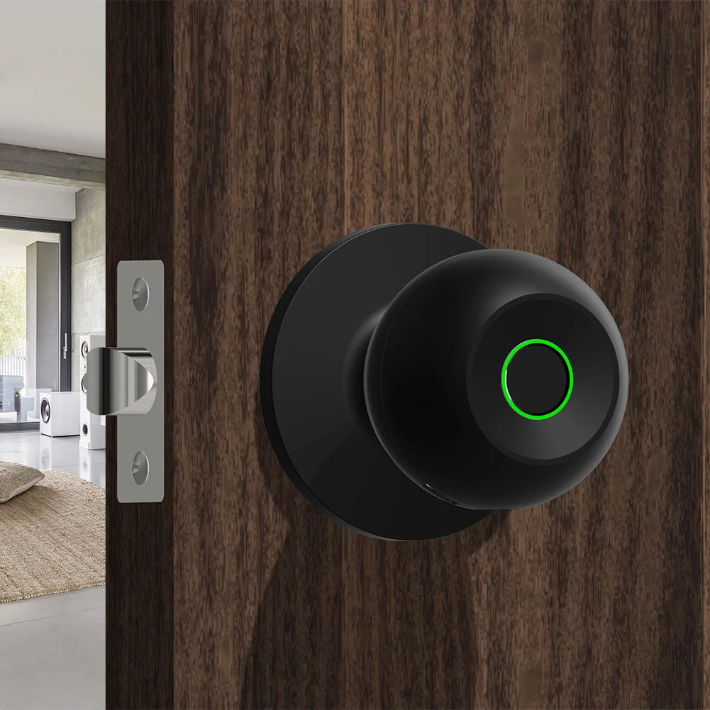 Smart Fingerprint Door Lock (Round Shape Model)