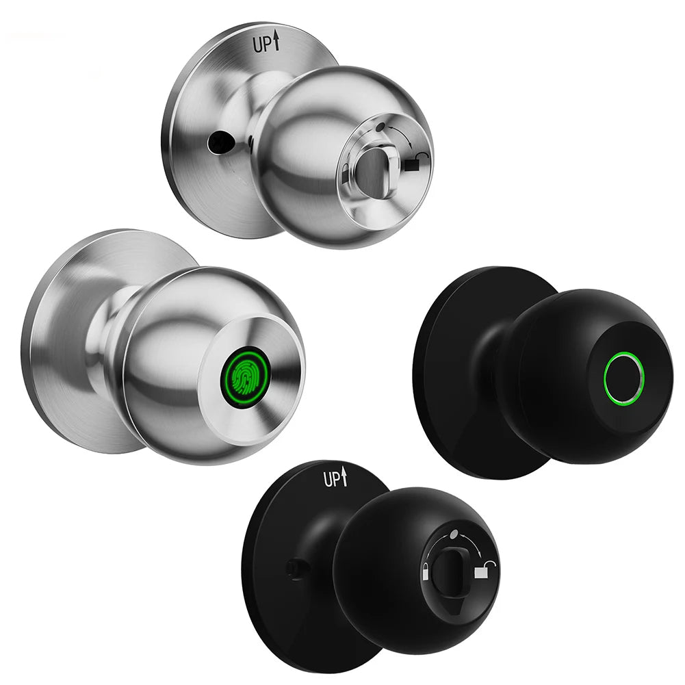 Smart Fingerprint Door Lock (Round Shape Model)