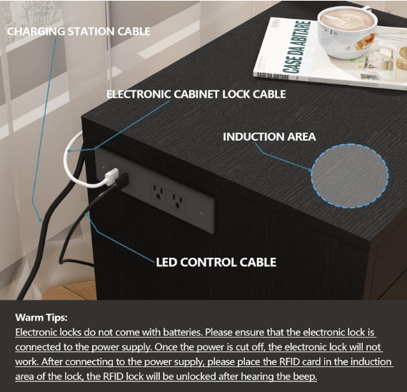 NFC Smart Nightstand