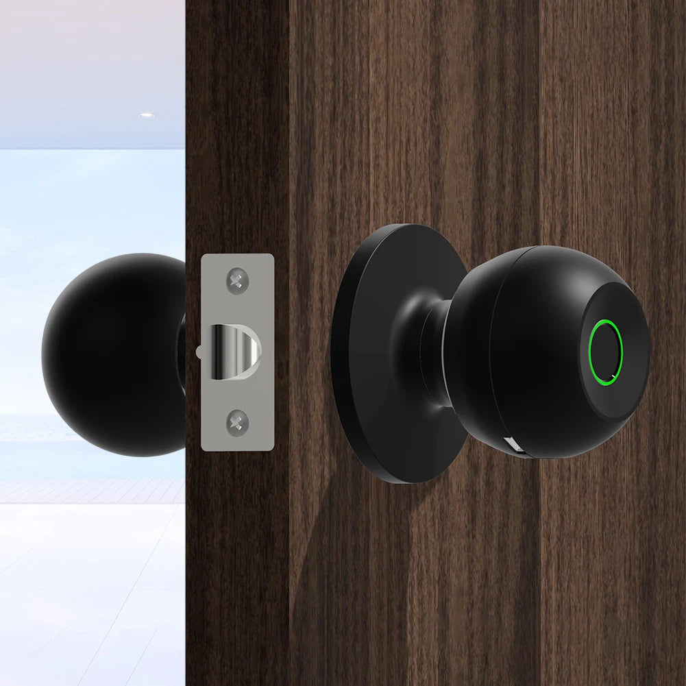 Smart Fingerprint Door Lock (Round Shape Model)