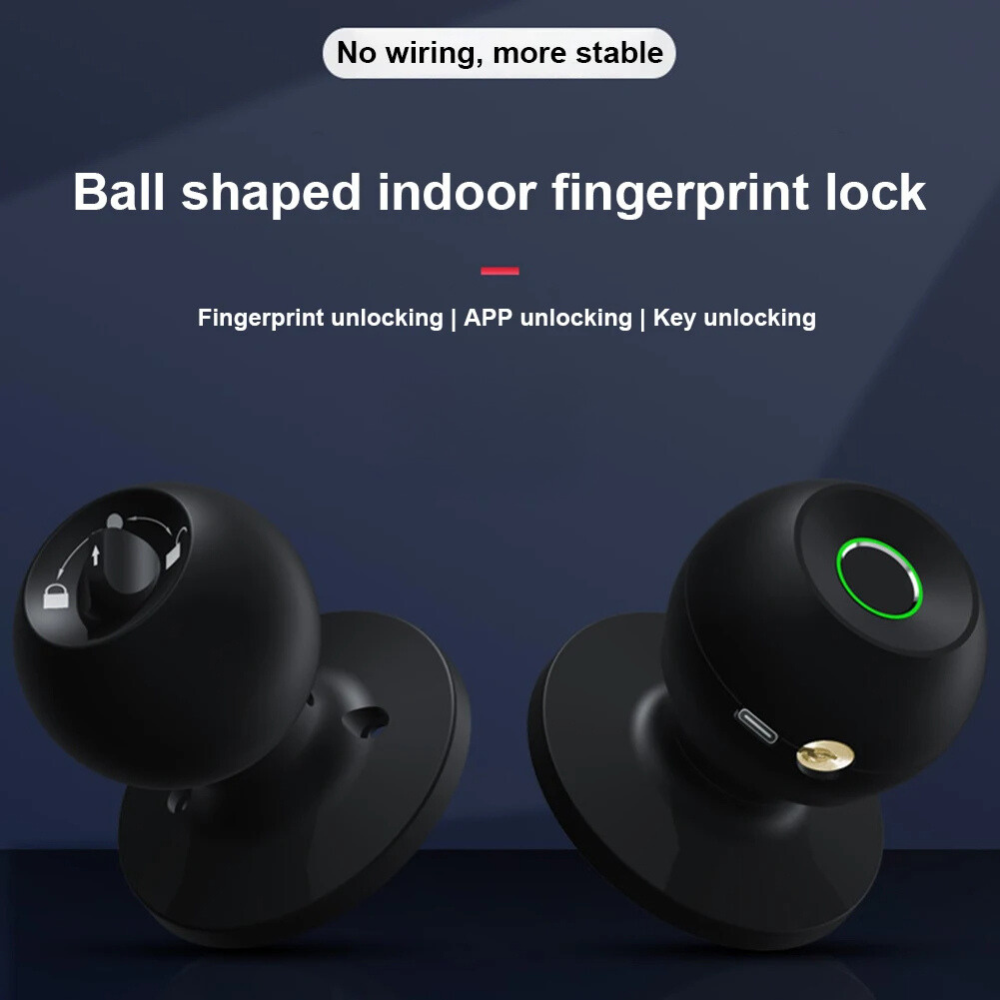Smart Fingerprint Door Lock (Round Shape Model)