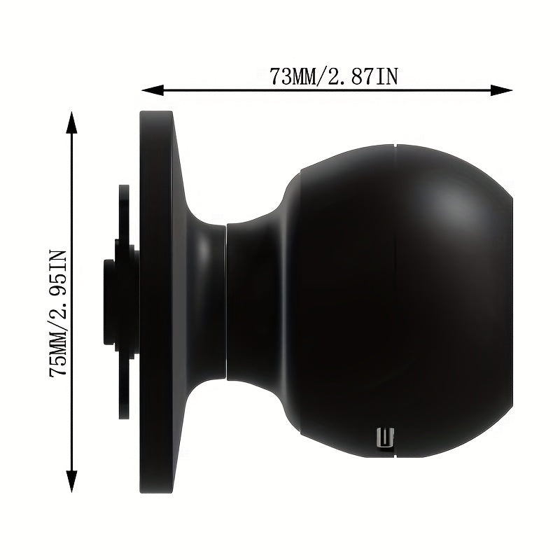Smart Fingerprint Door Lock (Round Shape Model)
