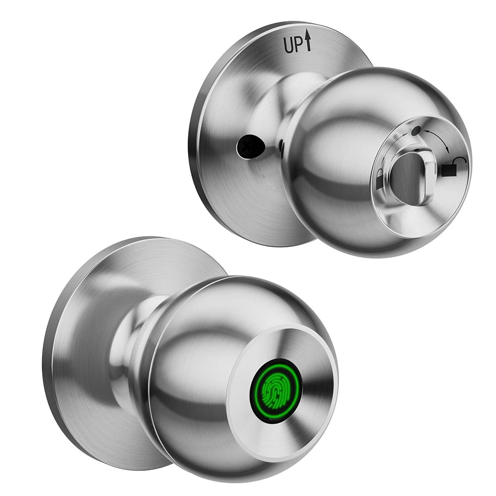 Smart Fingerprint Door Lock (Round Shape Model)